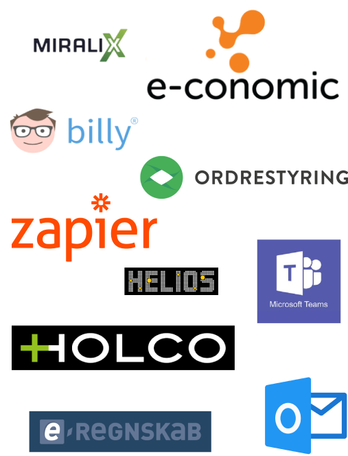 Systemer med CleverInsight-integrationer